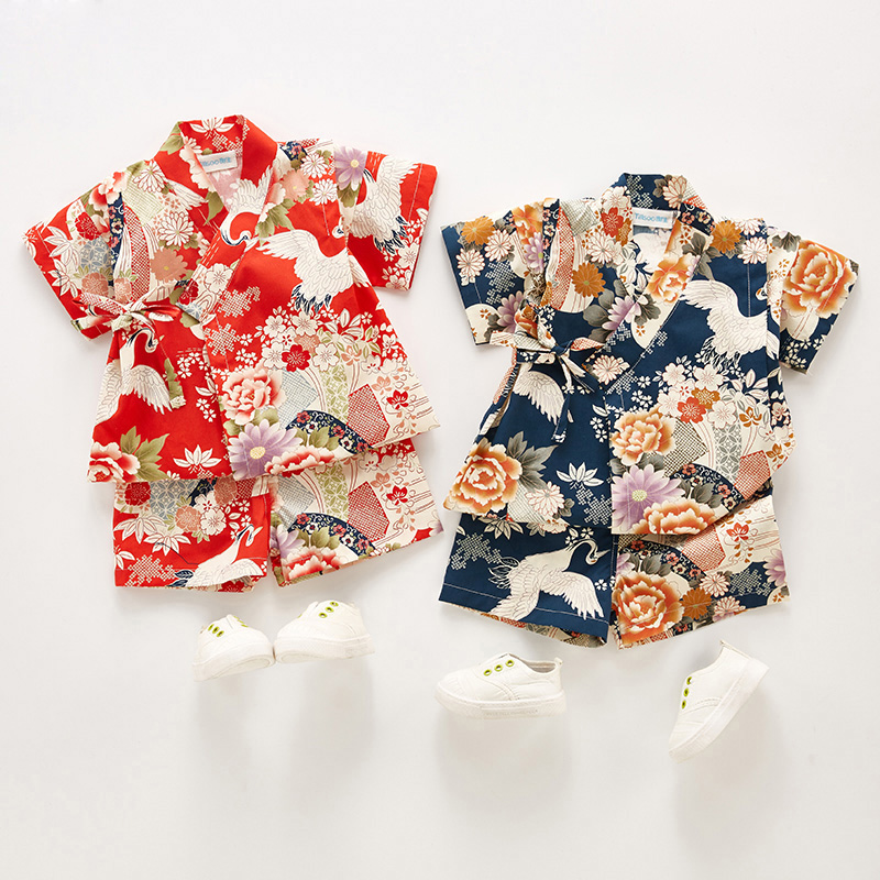 Summer Dresses Yours Clothing - Zomer Kinderen Yukata Kleding Meisje Jongen