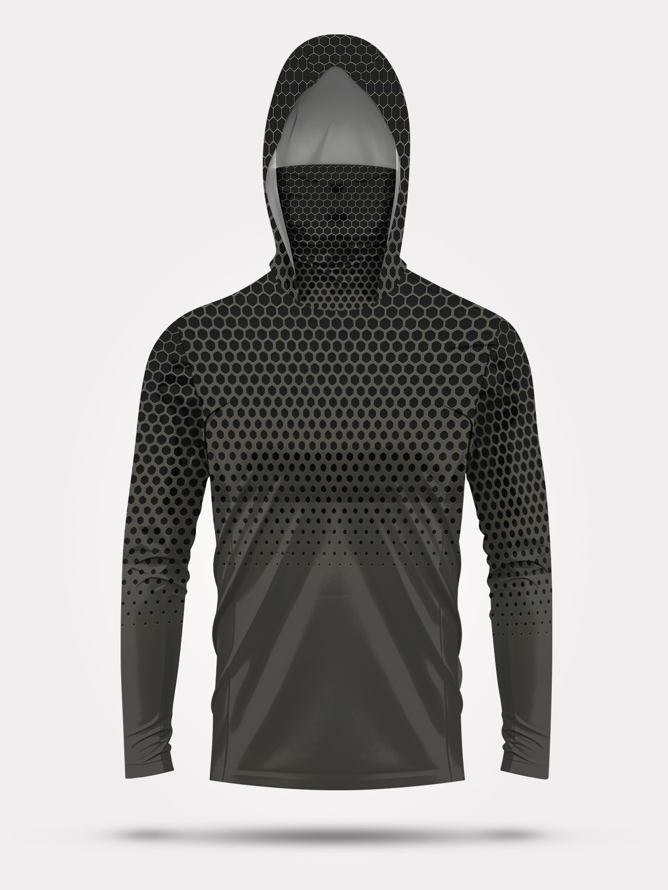 Summer Uv Clothing - Heren Hood Fishing Shirt lange mouw