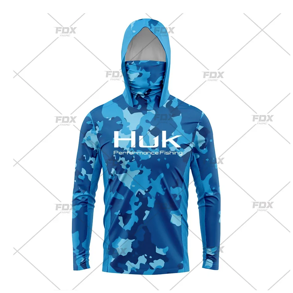 Rash Guard Long Sleeve - Huk Vistuig Nieuwe Hoodie Vissen Kleding