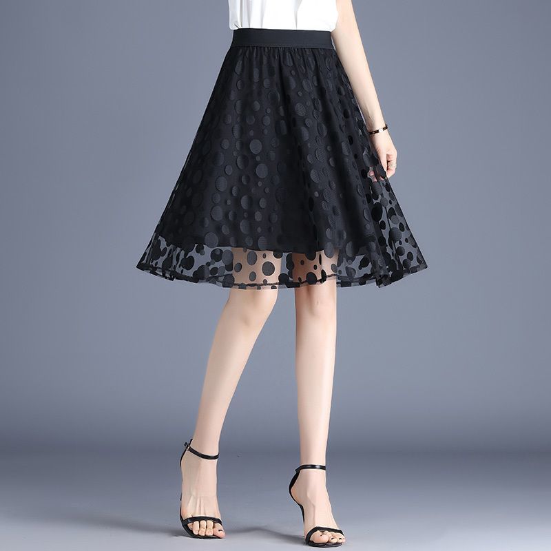 Summer Gauze Clothing - Mode Effen Kleur Gesplitste Elegante Gaasrokken