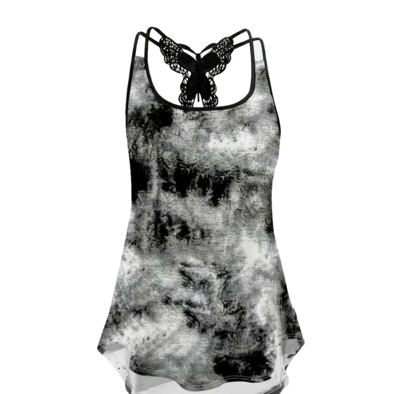 Summer Upf Clothing - Plus Size 1XL-5XL Print Tank Tops
