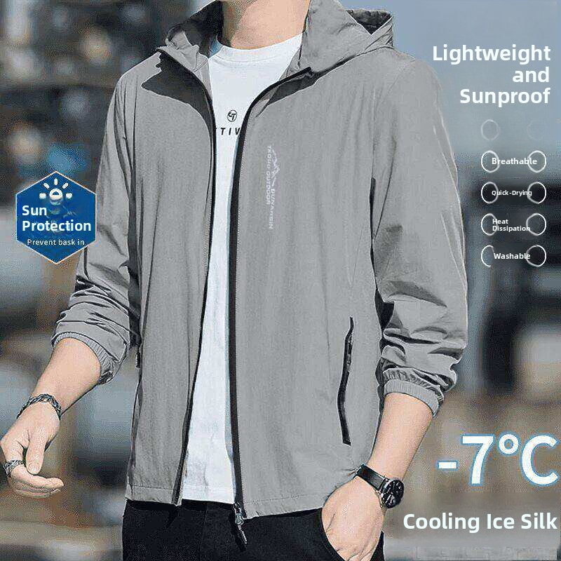 Summer Uv Clothing - IJszijde Ademende heren zomer dunne UV-bescherming