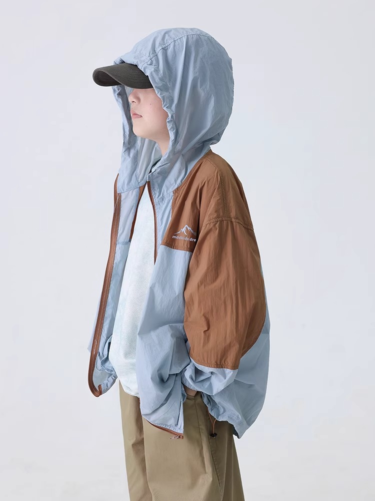 Summer Clothing Material - Jongens zomerkleding zonwerende kleding bovenkleding dun