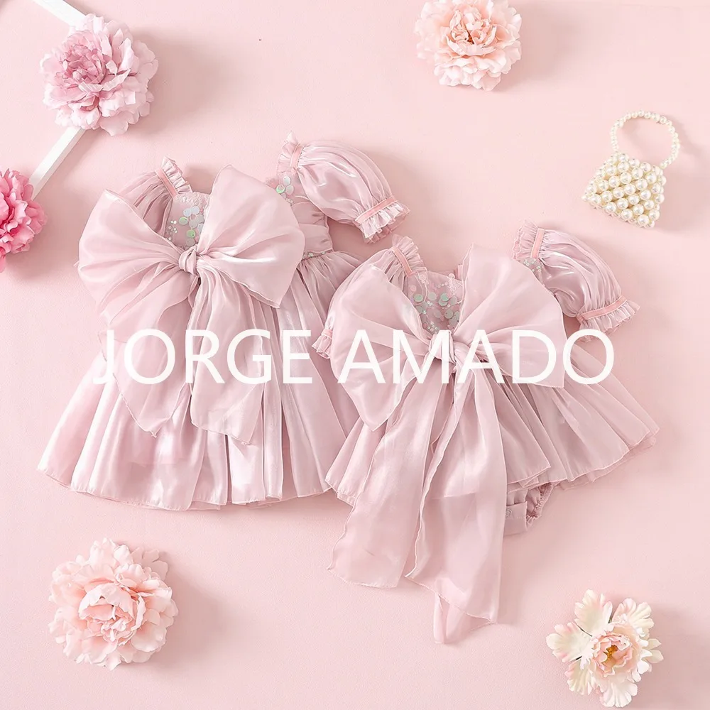 Summer Dresses Yours Clothing - Zomer Meisje Zusters Bijpassende Outfits Bladerdeeg