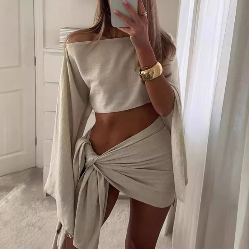 Summer Clothing Colors - Vrouwen tweedelige sets zomer crop top