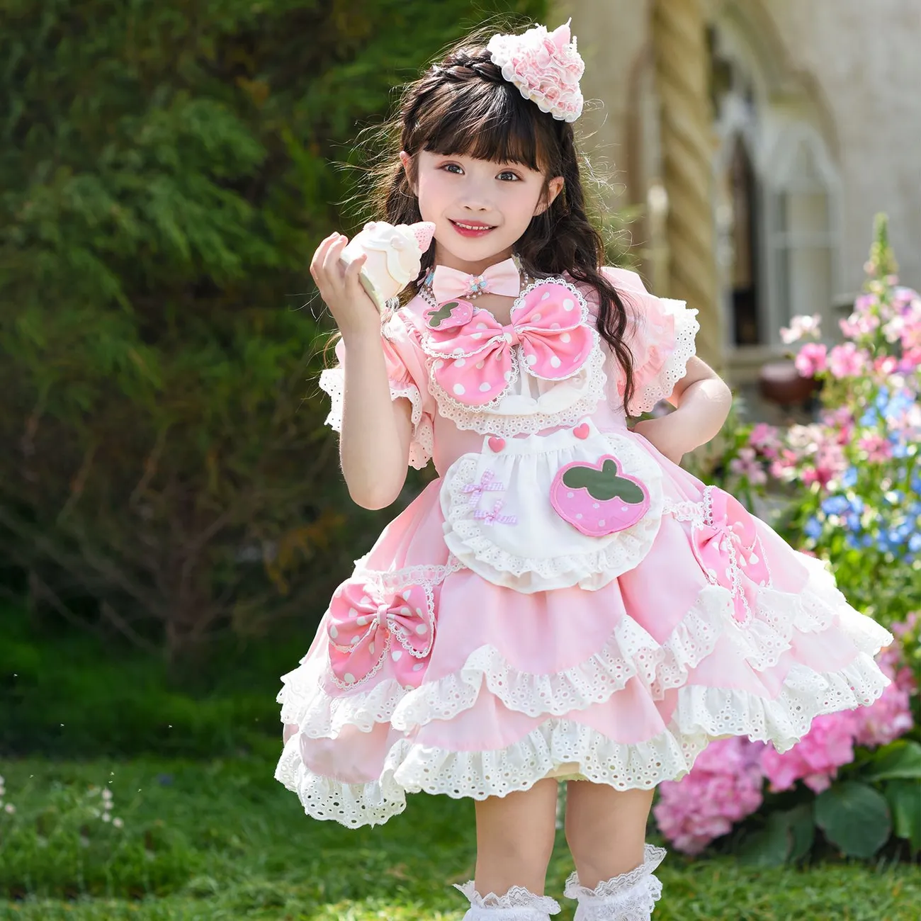 Baby meisje zomer glanzende ro - Summer Gauze Clothing recensie en prijs