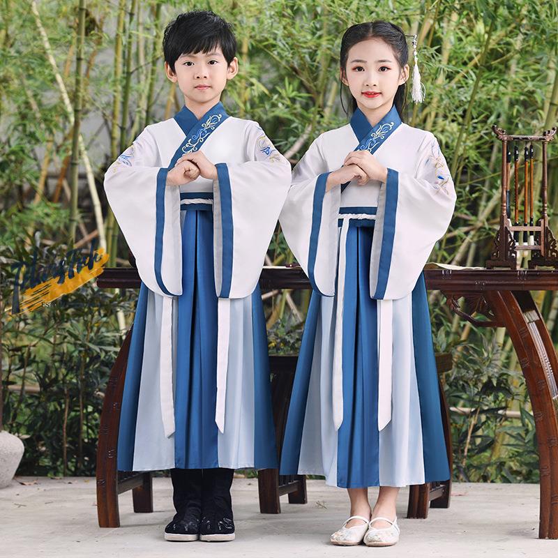 Jongens Hanfu Zomer Dunne Kort - Summer Clothing Online recensie en prijs