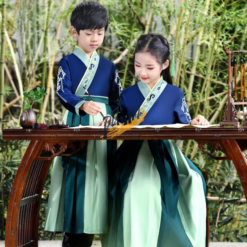 Jongens Hanfu Zomer Dunne Kort - Summer Clothing Online recensie en prijs