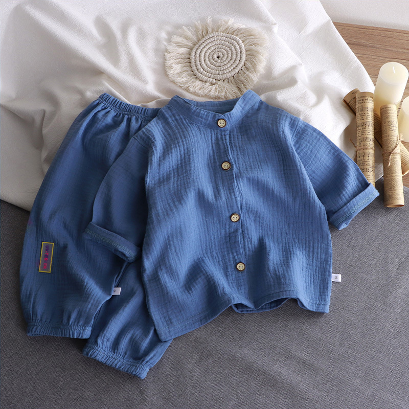 Kinderen Stand Kraag Sets Jong - Summer Gauze Clothing recensie en prijs