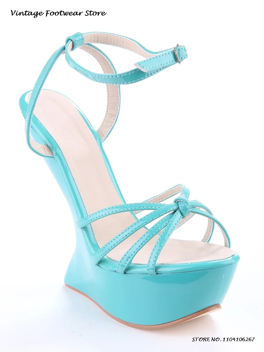 Snoep Kleur Platform Sandalen  - Summer Clothing Colors recensie en prijs