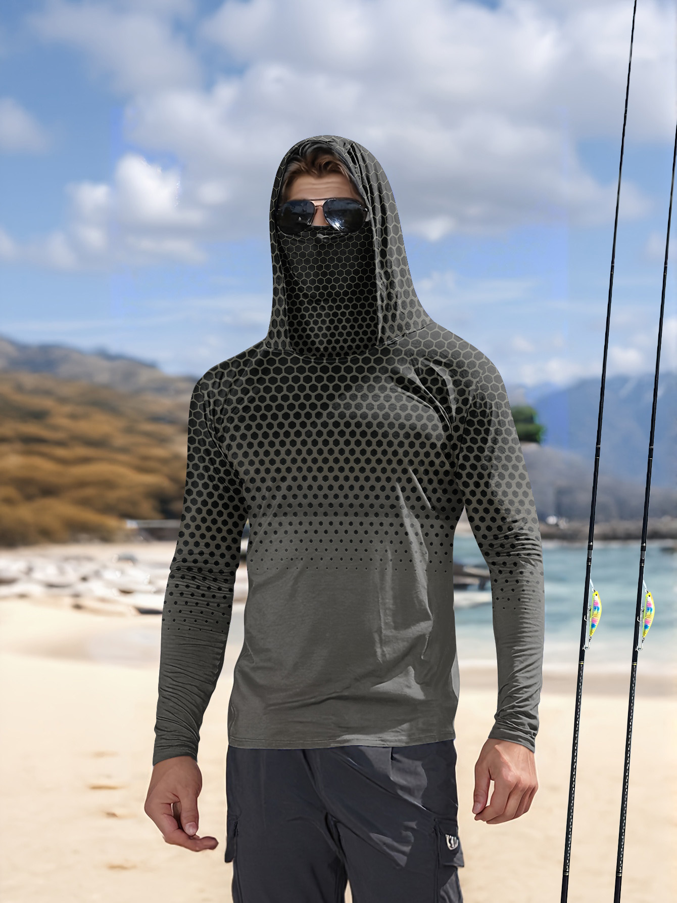 Heren Hood Fishing Shirt lange - Summer Uv Clothing recensie en prijs