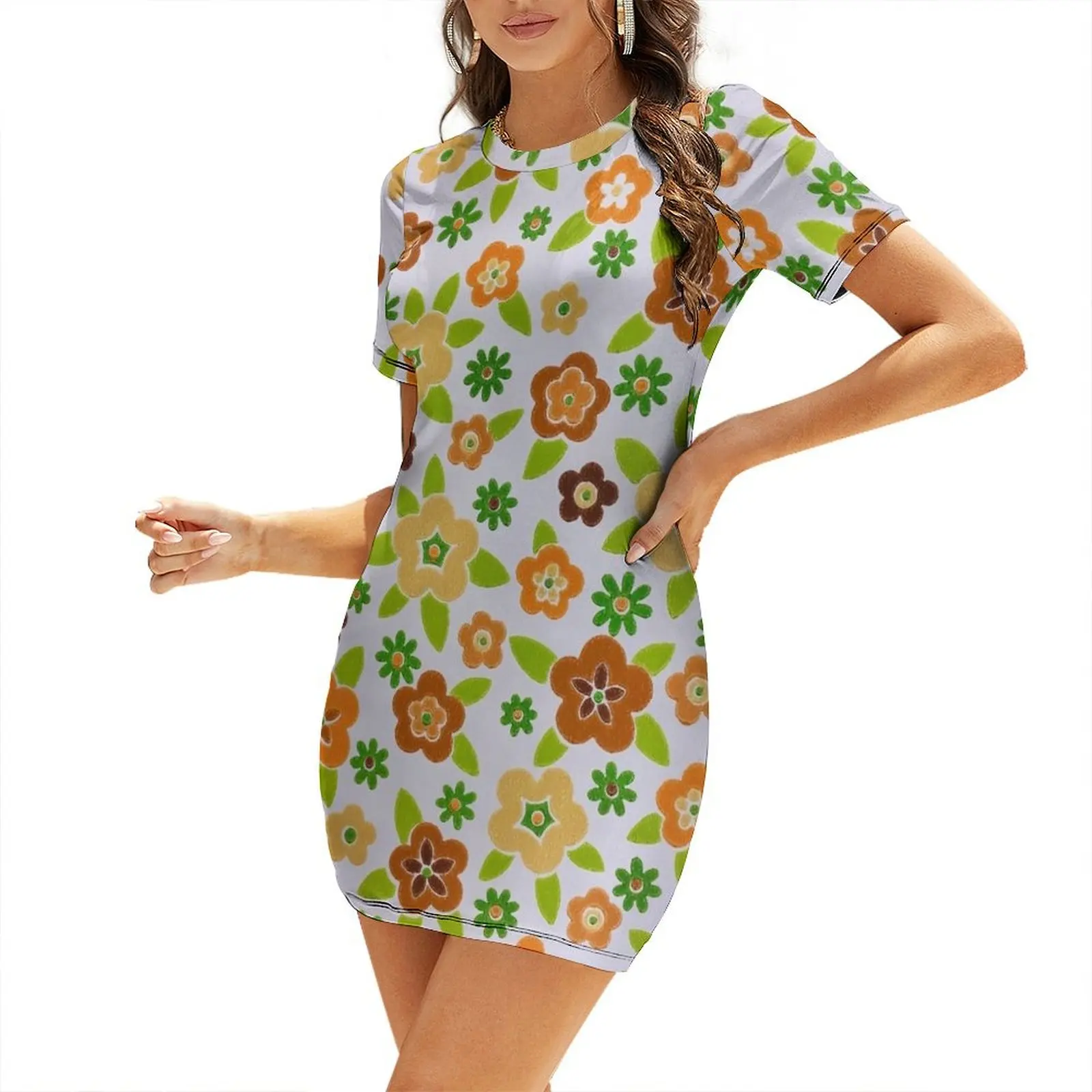 Jaren '60 geprinte bloemenprin - Summer Clothing Online recensie en prijs