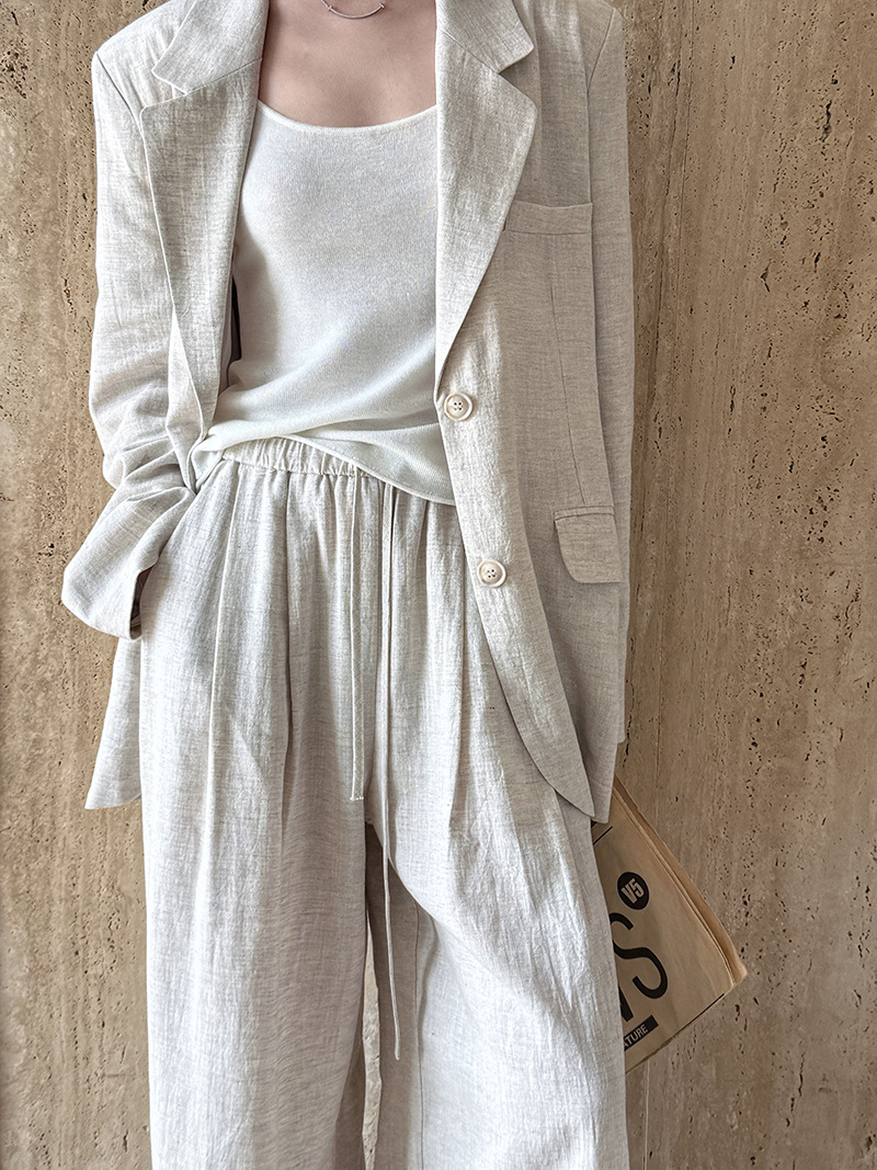 Herfst high-end linnen materia - Summer Clothing Material recensie en prijs