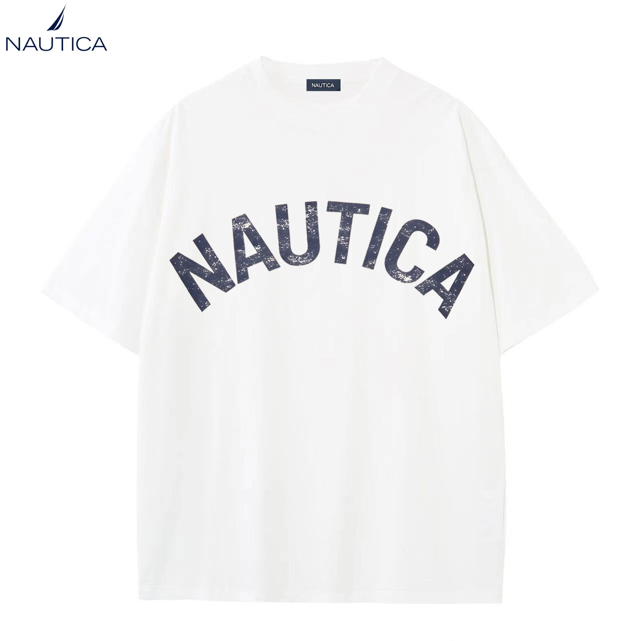 Nautica katoenen T-shirt met p - Summer Clothing Brands For Women recensie en prijs