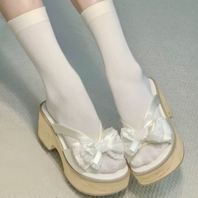 Sweet Bow Wood Grain Dikke Bod - Summer Clothing Sale Women recensie en prijs