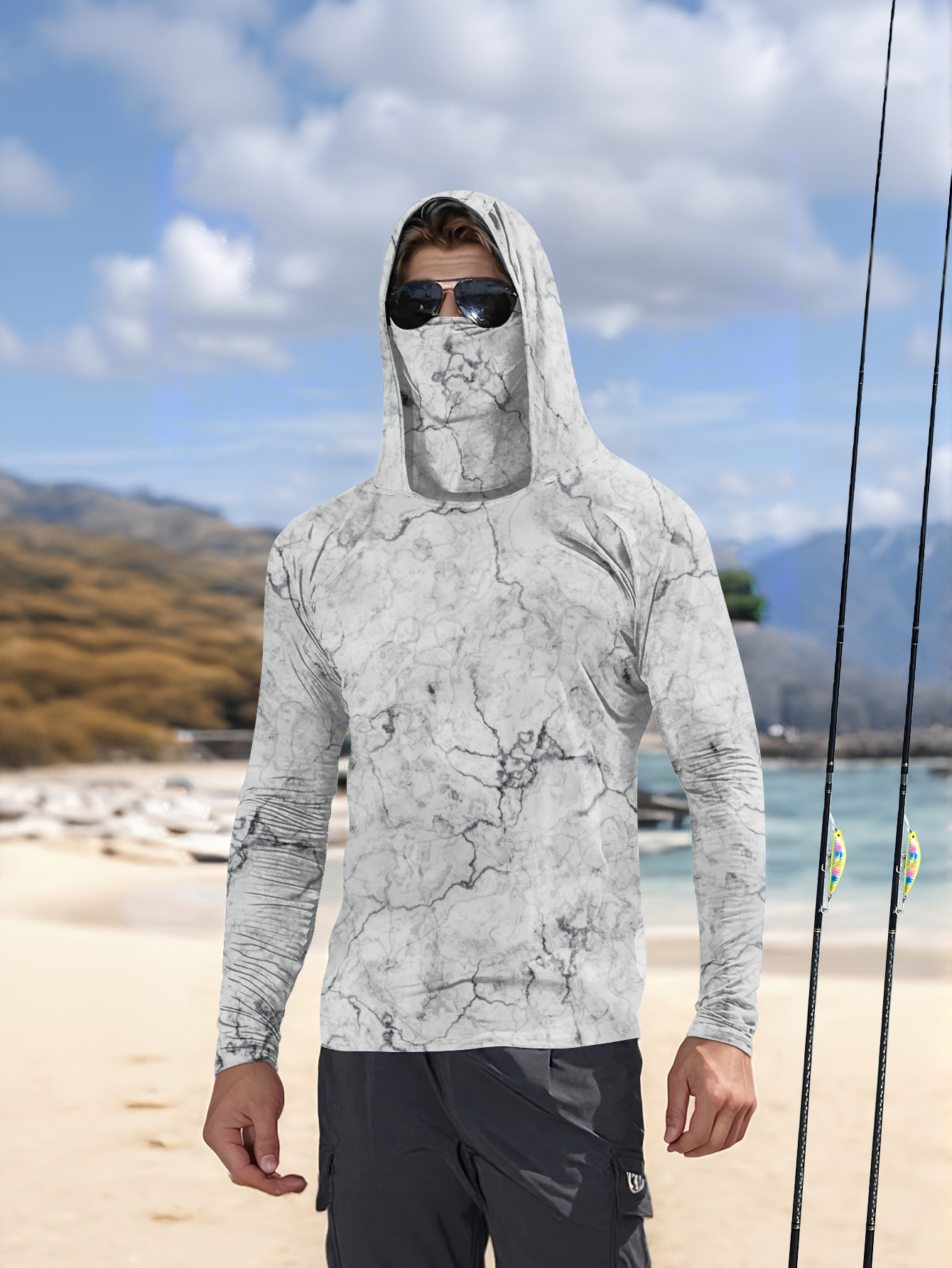 Heren Hood Fishing Shirt lange - Summer Uv Clothing recensie en prijs