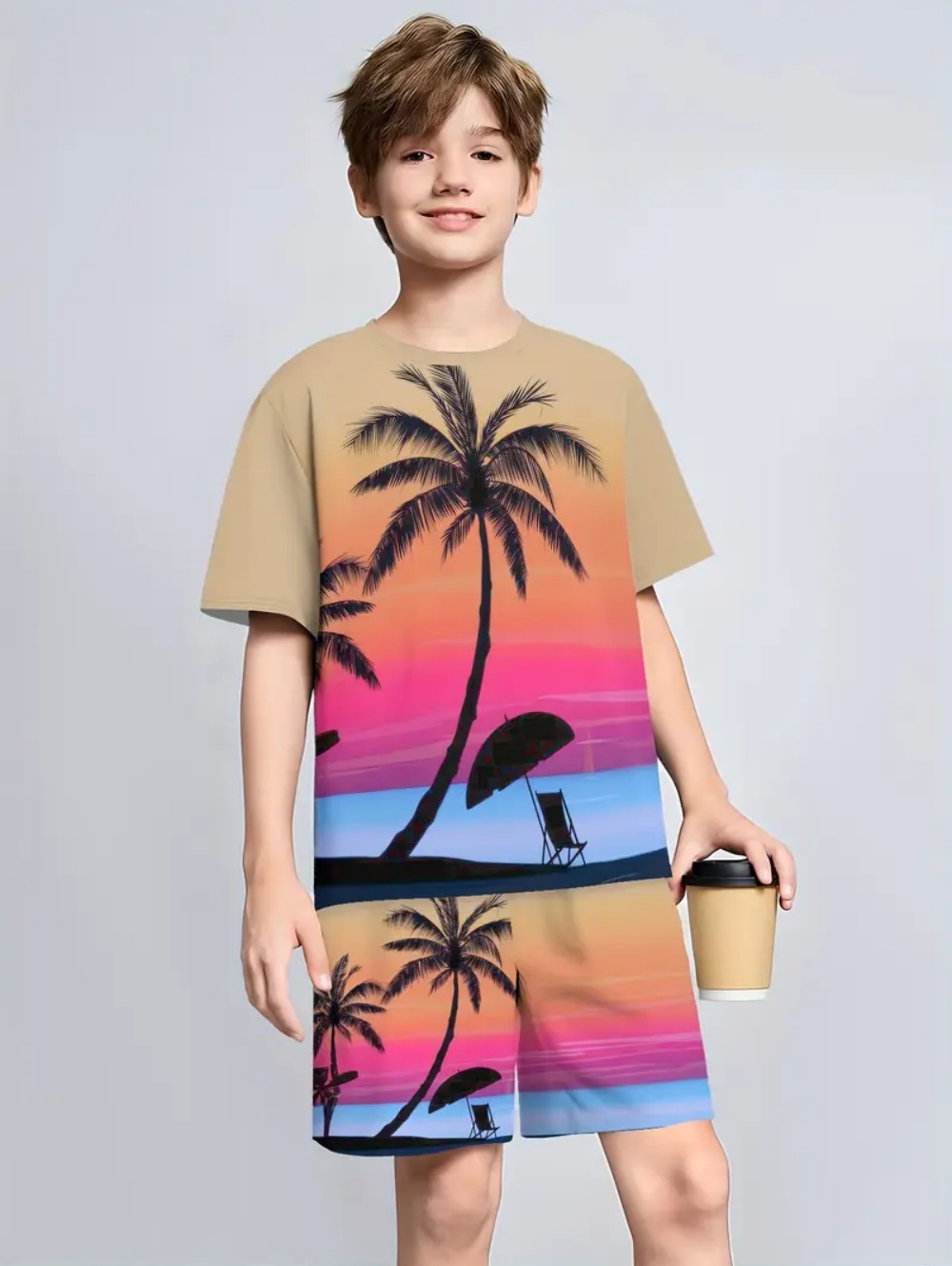 Hawaii Kindersets Kokospalm 3D - Summer Clothing List recensie en prijs