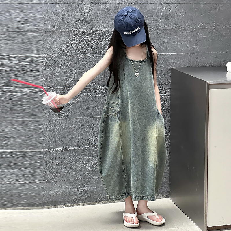 Vintage blauwe kinderen meisje - Summer Dresses Yours Clothing recensie en prijs