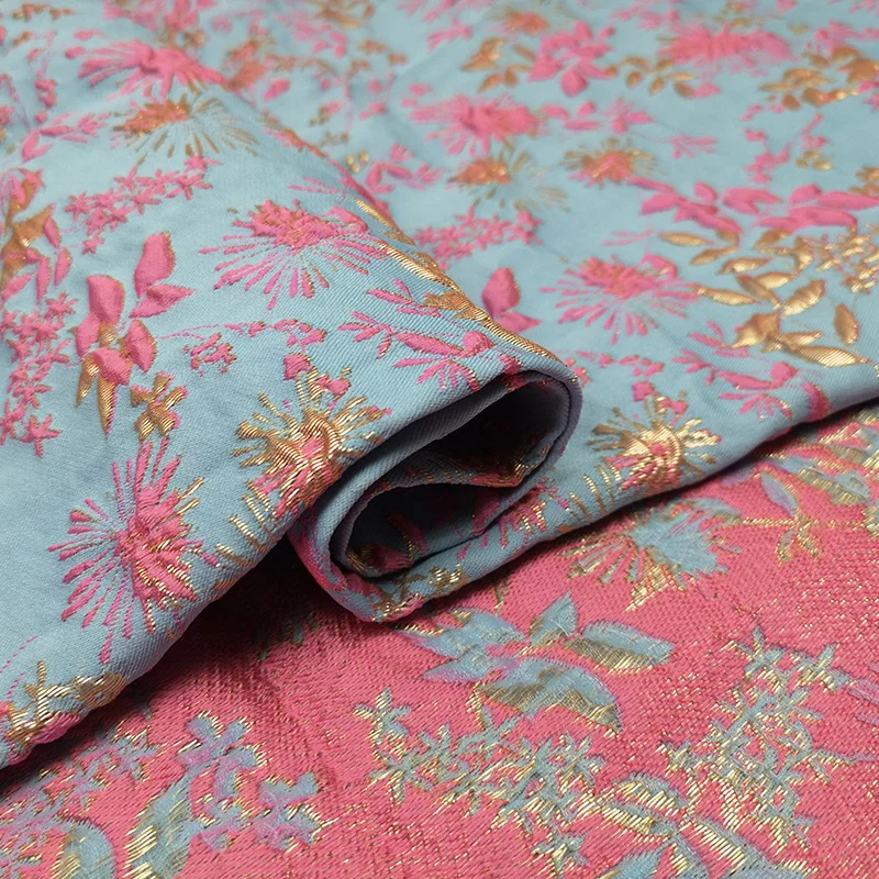 Bronzing Jacquard Brokaat Poly - Summer Clothing Material recensie en prijs