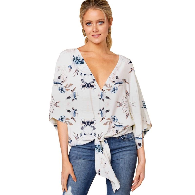 Plus Size Damesblouse S5XL Len - Summer Clothing Online recensie en prijs