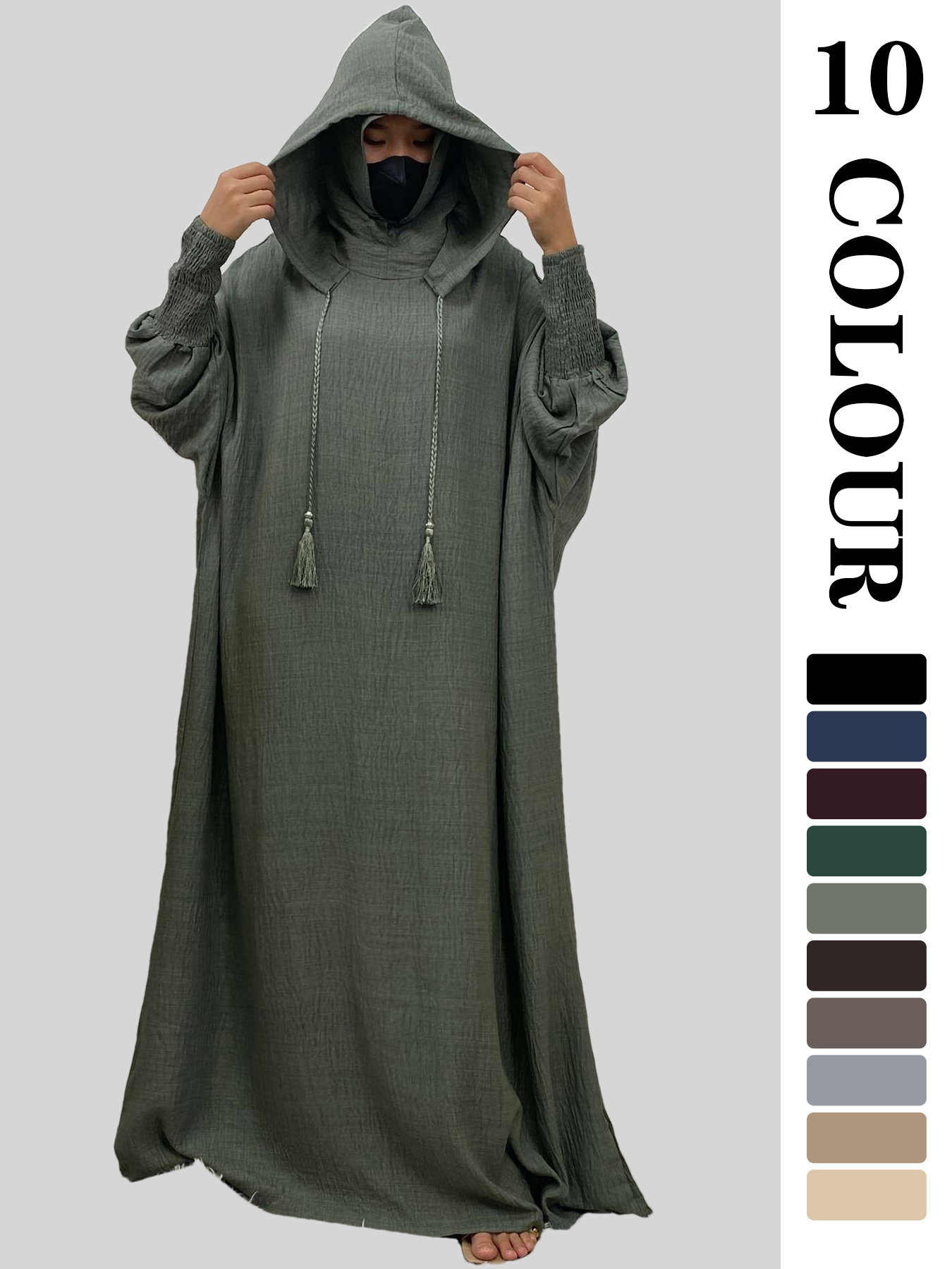 Vrouwen 12 Kleuren Abaya Mosli - Summer Clothing Colors recensie en prijs